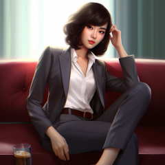 Aimi Aimoto black suit couch.png
