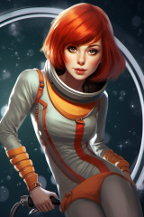 Leigh Collier space suit
