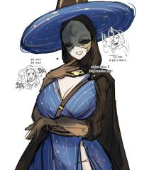 Hulin’s main attire while home and studying her magic.