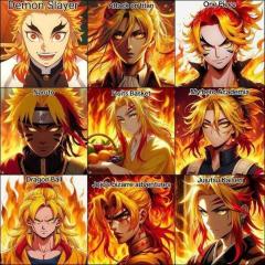 Rengoku In Many Styles