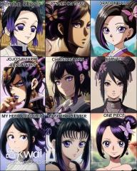 Shinobu In Many Styles