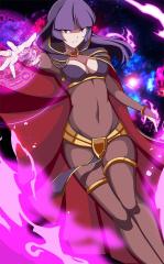 Selene Cosplaying As Tharja