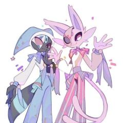 Sun Espeon And Moon Umbreon