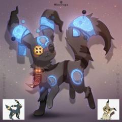 Voodoo Umbreon Mimikyu (Shiny)