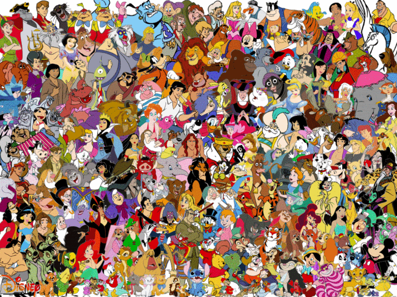 many_disney_characters.gif