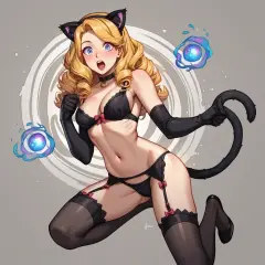 Kitty through the portal